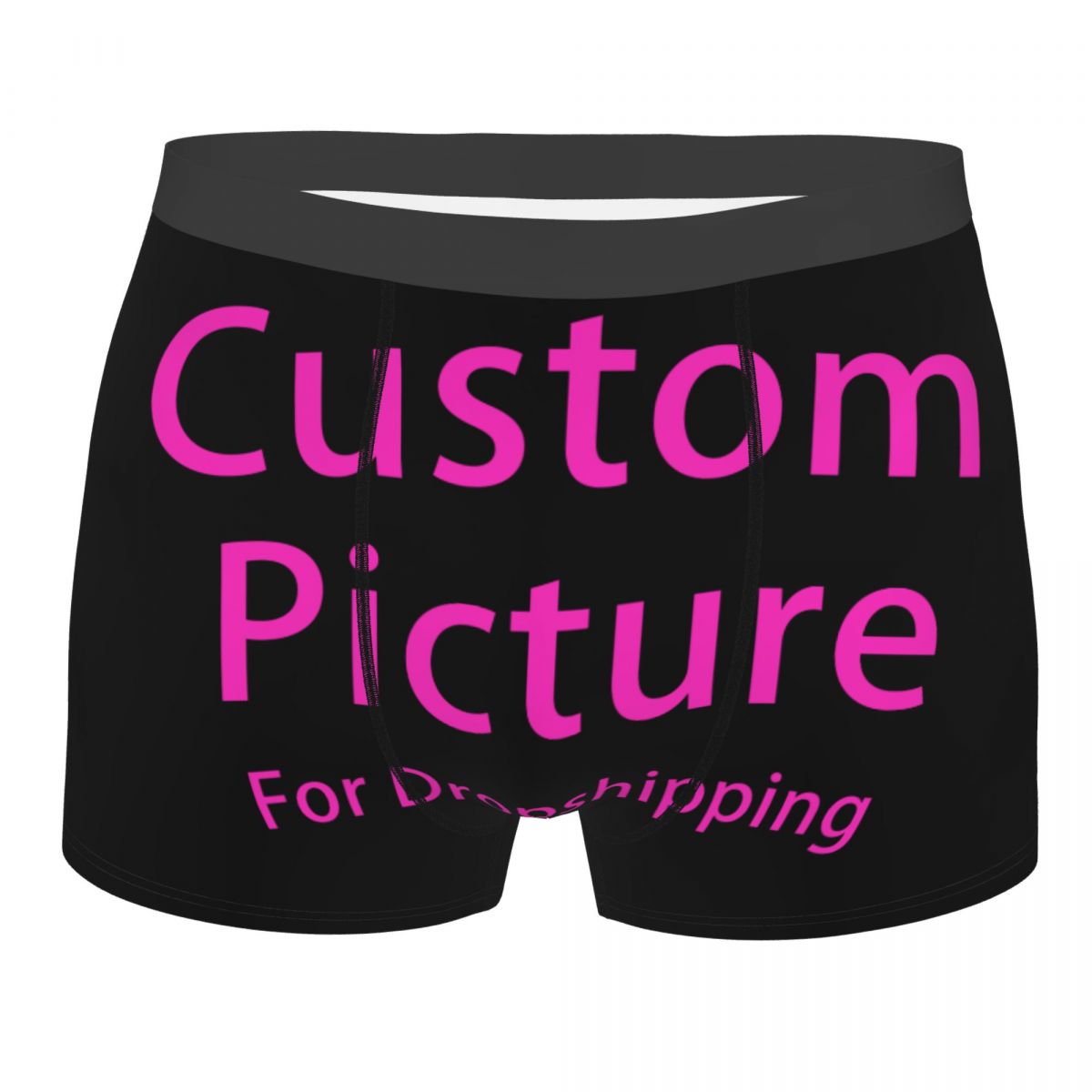 Boyshort Underwear - Male Cool Personalized Custom Photo Logo