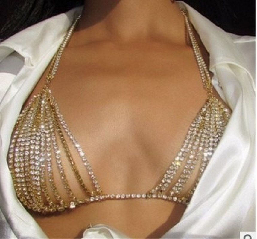 Luxury Heart Crytal Bikini Bod - Thong Bikini Women recension och pris