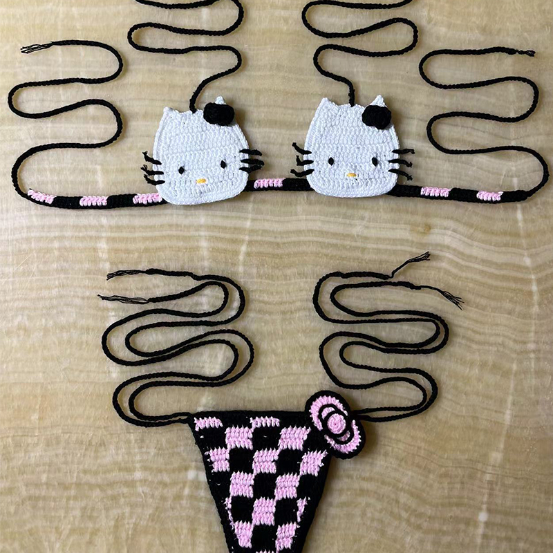Hello Kitty Bikini Set Lady's  - Thong Bikini Women recension och pris