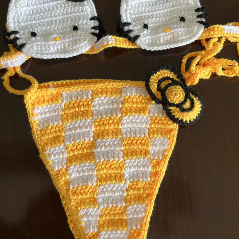 Hello Kitty Bikini Set Lady's  - Thong Bikini Women recension och pris