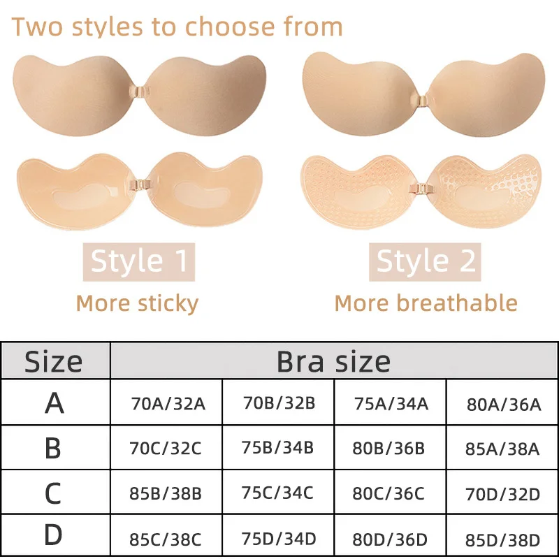 Sexy Women's bra Invisible Pus - Silicone Bra Adhesive recension och pris