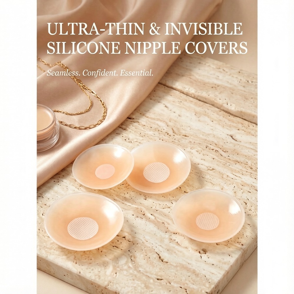 6 Pairs Individually Packed Nu - Nipple Cover Pasties recension och pris