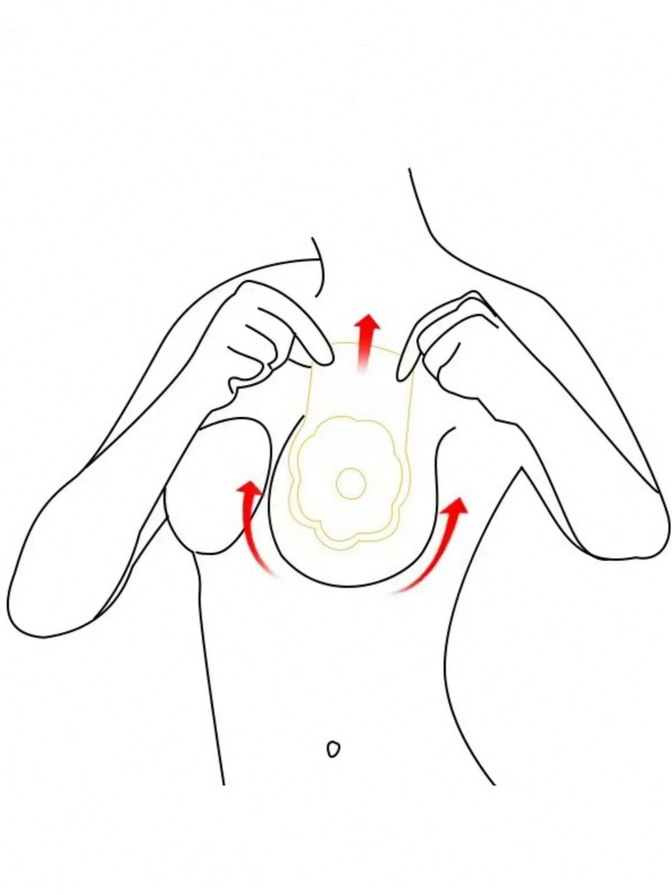 1pair Silicone Breast Lift Tap - Push Up Bra Padded recension och pris