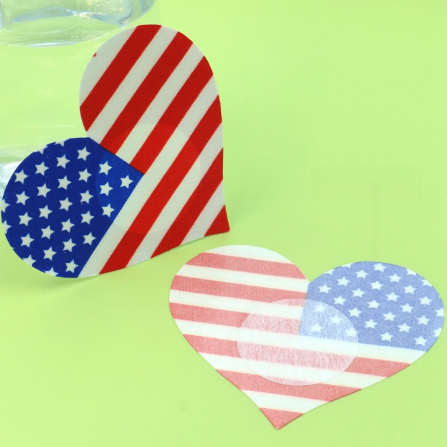 10pairs Light Reactive America - Nipple Cover Pasties recension och pris