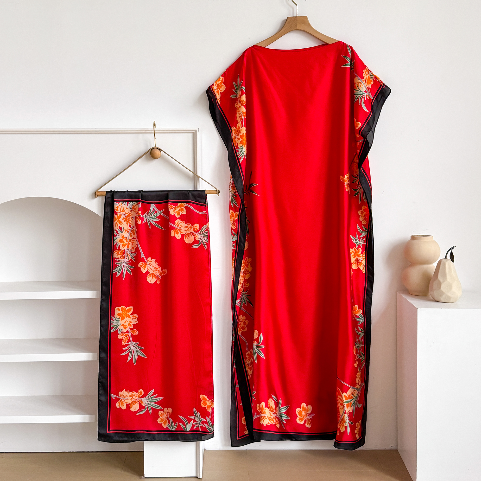 Summer Fashion Oversize Africa - Robe Silk Women recension och pris