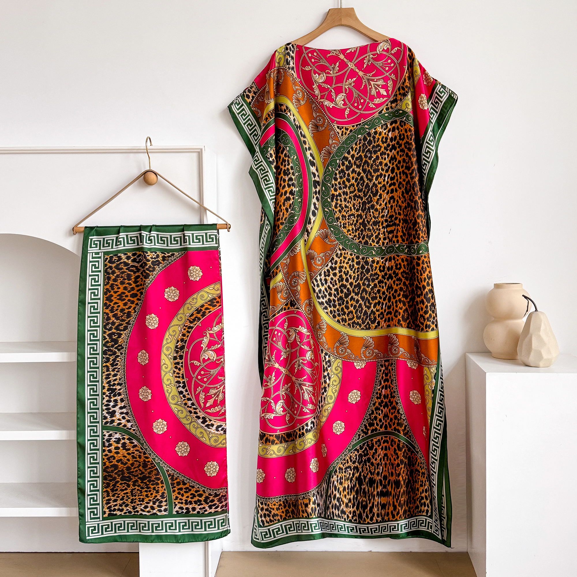 Summer Fashion Oversize Africa - Robe Silk Women recension och pris