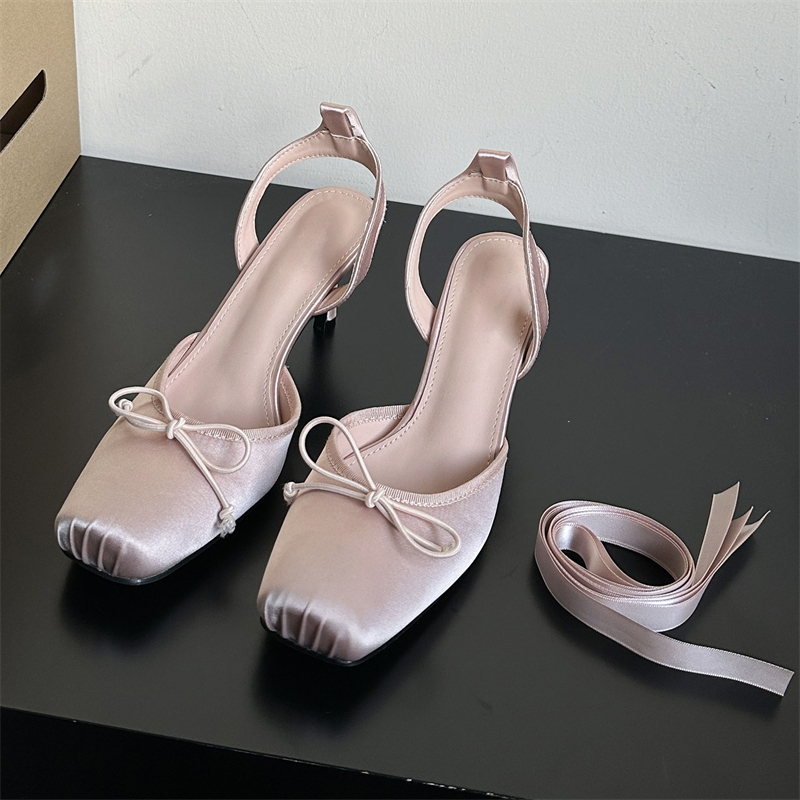 Eilyken Street Style Thin Heel - Slip Dress Satin recension och pris