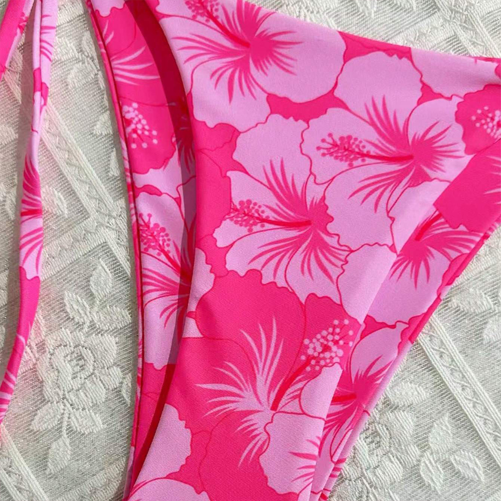 Women's Printed Vest Bikini+Th - Thong Bikini Women recension och pris