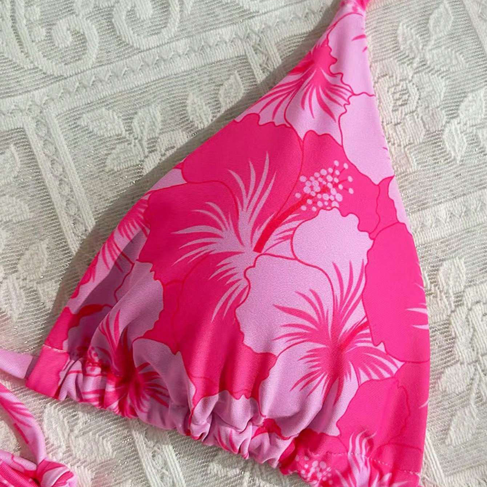 Women's Printed Vest Bikini+Th - Thong Bikini Women recension och pris