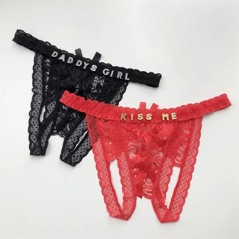 Customized Crystal Name Letter - Thong Bikini Women recension och pris