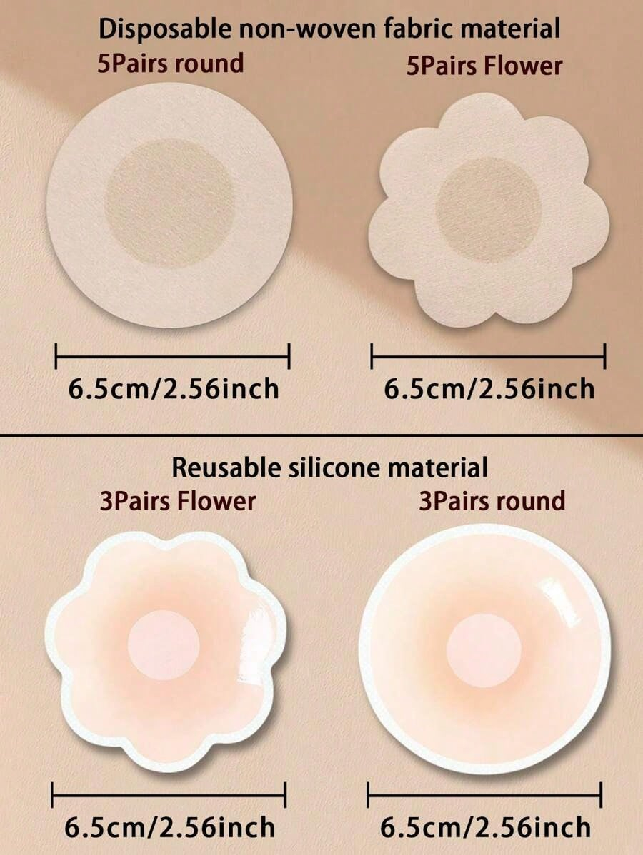 2Pcs Of Packaged Breast Sticke - Silicone Bra Adhesive recension och pris