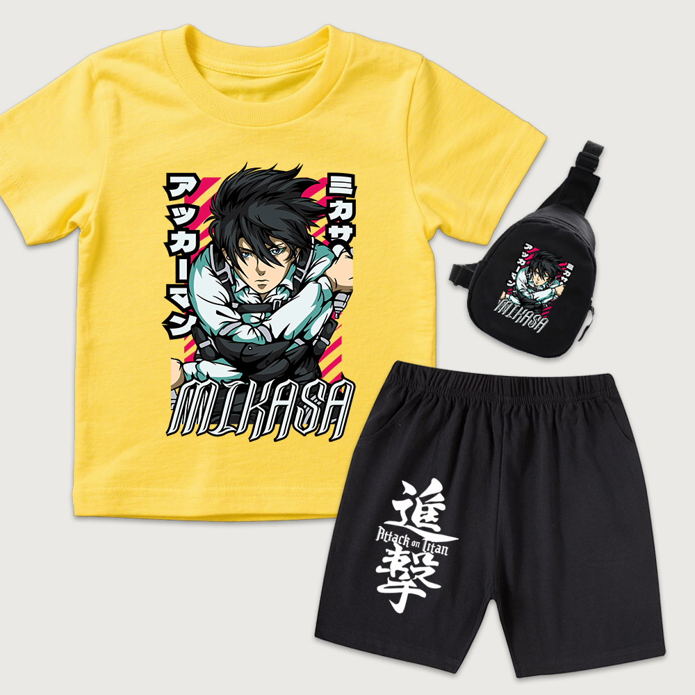 Aot Mikasa Anime Print Kids Co - Boyshort Underwear recension och pris