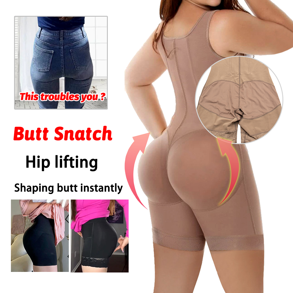 Fajas Colombian Girdles Post L - Shapewear Bodysuit Firm recension och pris