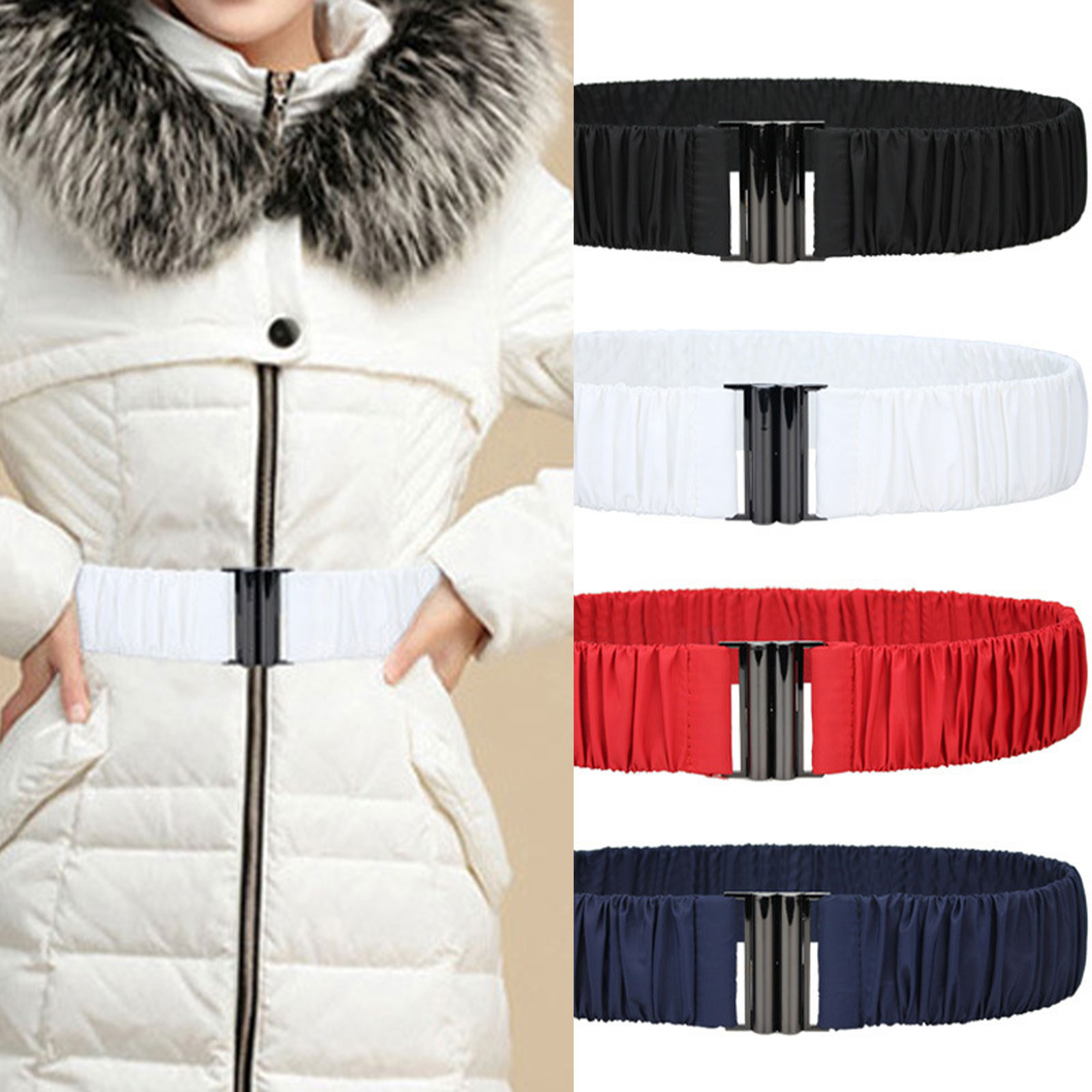 Fashion Elastic Waist Belt Adj - Corset Waist Cinch recension och pris