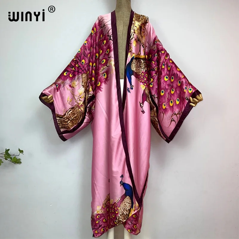 WINYI 2024 Summer Women Cardig - Robe Silk Women recension och pris