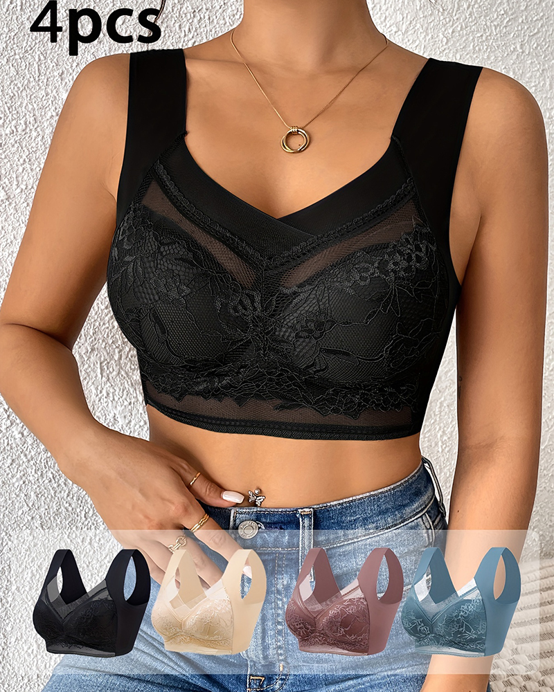 4Pcs Plus Size Women Seamless  - Seamless Underwear Women recension och pris