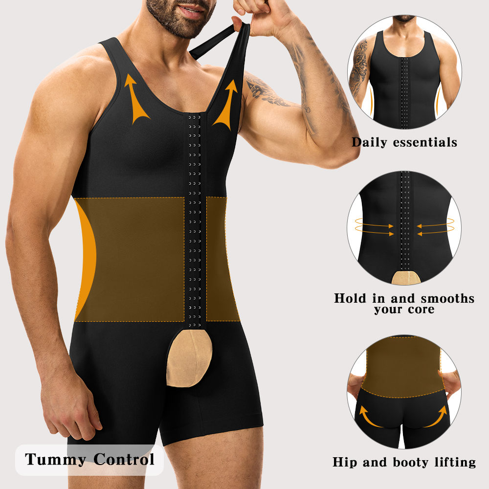 Men's Compression Shapewear  T - Shapewear Bodysuit Firm recension och pris