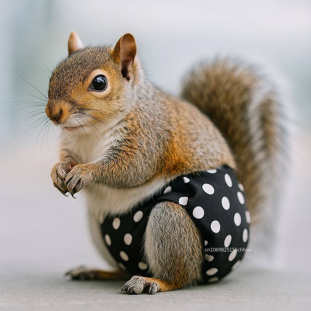 S/M Absorbent Squirrel Diapers - Period Panty Absorbent recension och pris